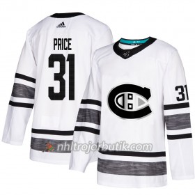 Män Ishockey Montreal Canadiens tröja Carey Price 31 Vit 2019 All-Star Adidas Authentic